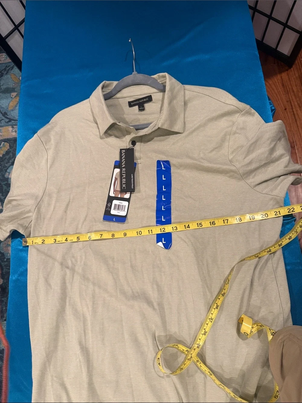 Banana Republic Men's Polo Shirt in Olive Green